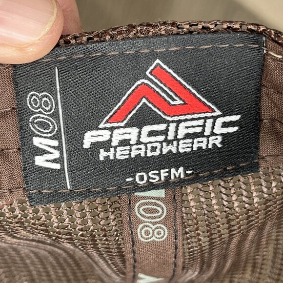 Fortline Waterworks Trucker Hat Camo Cap Pacific Snapback - Picture 10 of 12